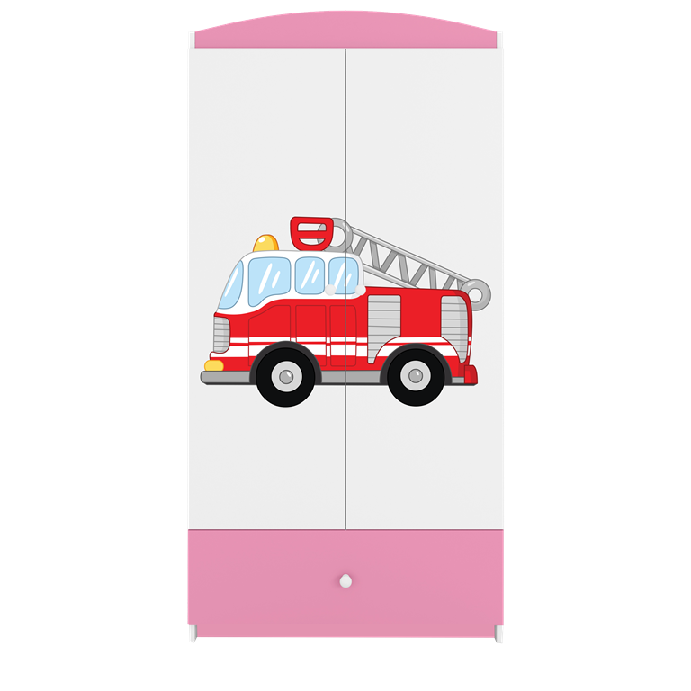 Armadio per bambini babydreams pink fire brigade