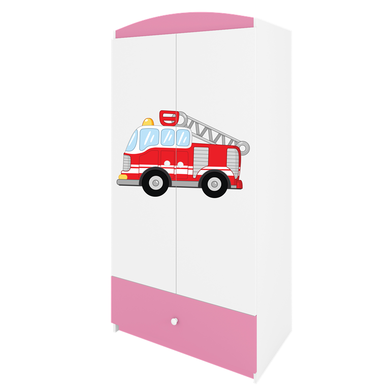 Armadio per bambini babydreams pink fire brigade