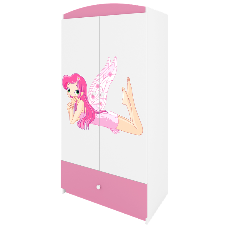 Armadio per bambini babydreams pink fairy with wings