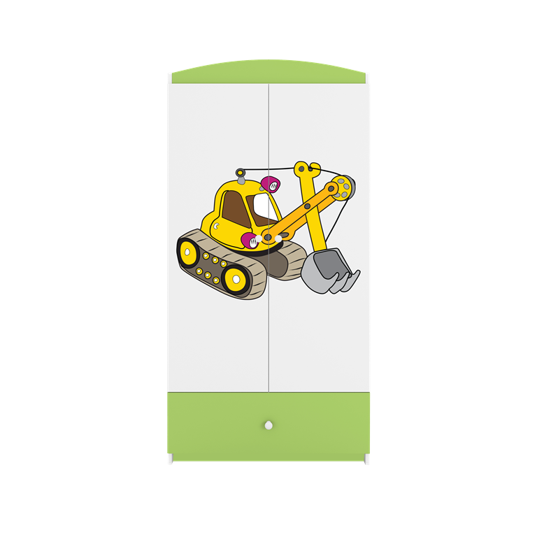 Armadio per bambini babydreams green digger