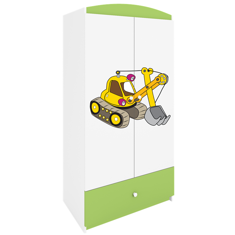 Armadio per bambini babydreams green digger