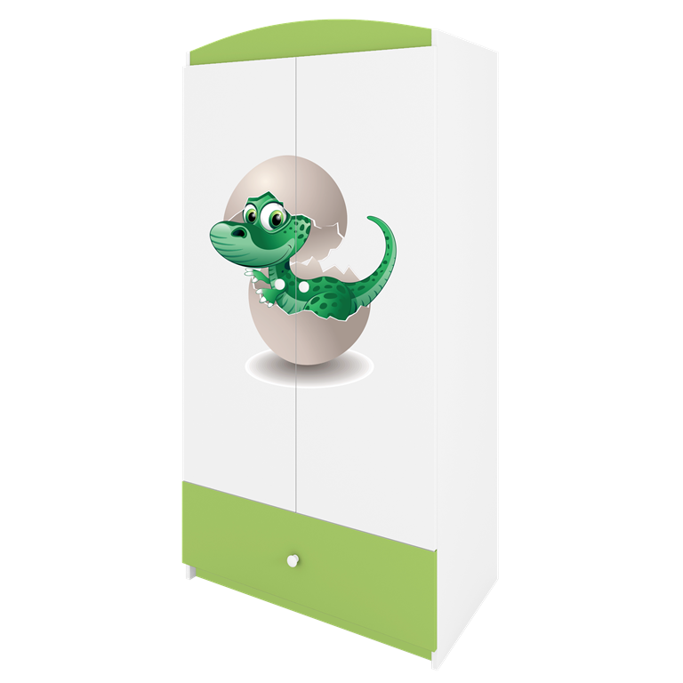 Armadio per bambini babydreams green baby dino