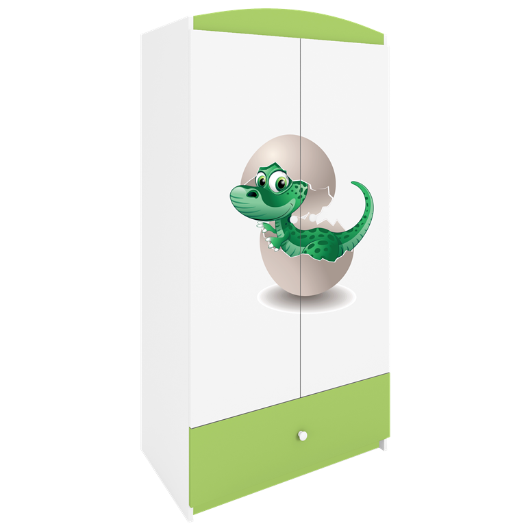 Armadio per bambini babydreams green baby dino