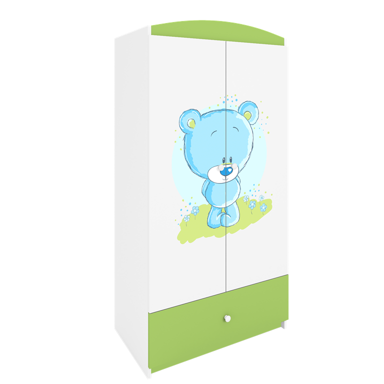 Armadio per bambini babydreams green blue teddybear