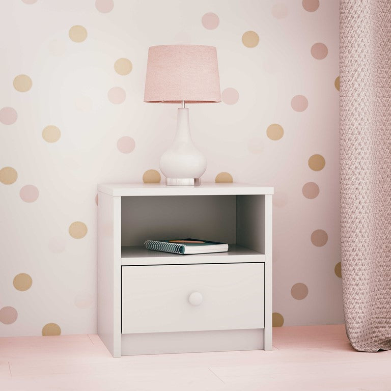 Night table babydreams white