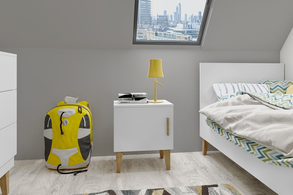 Night table kubi white