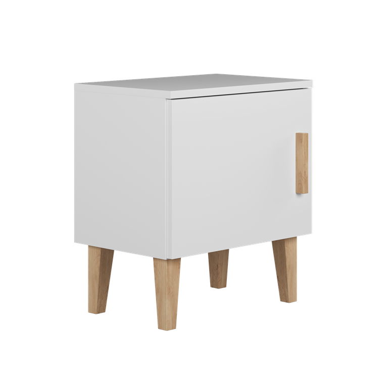 Night table kubi white