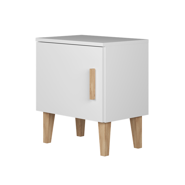 Night table kubi white