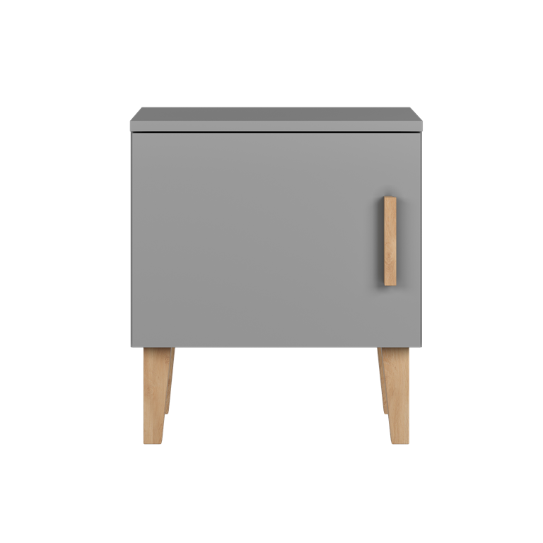Night table kubi grey