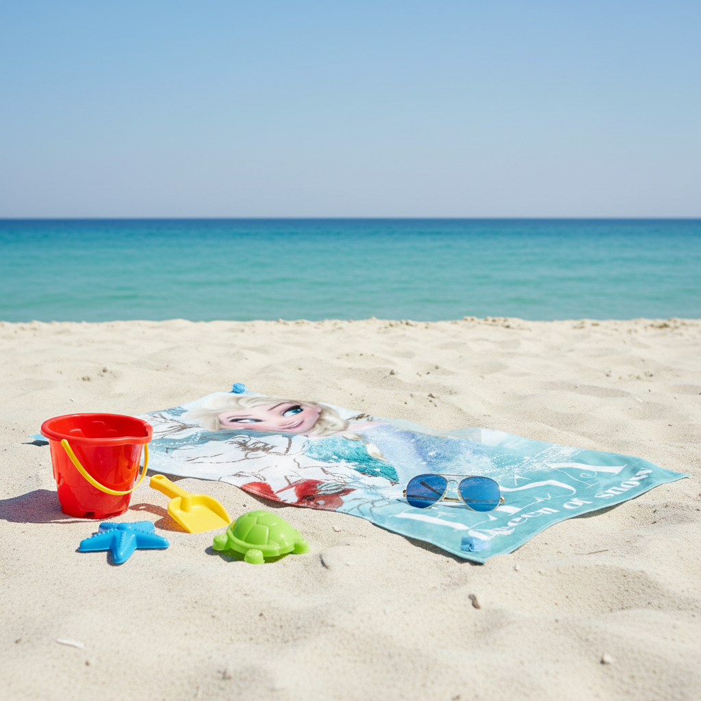 Telo su sabbia bianca