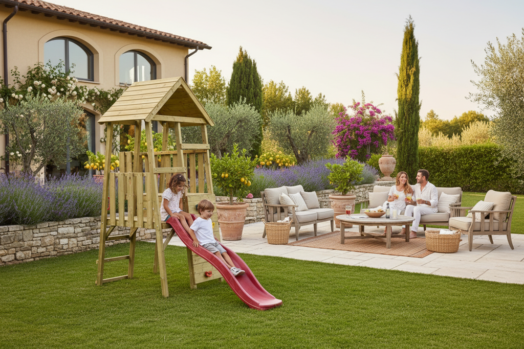 Torre J2 in Giardino Italiano