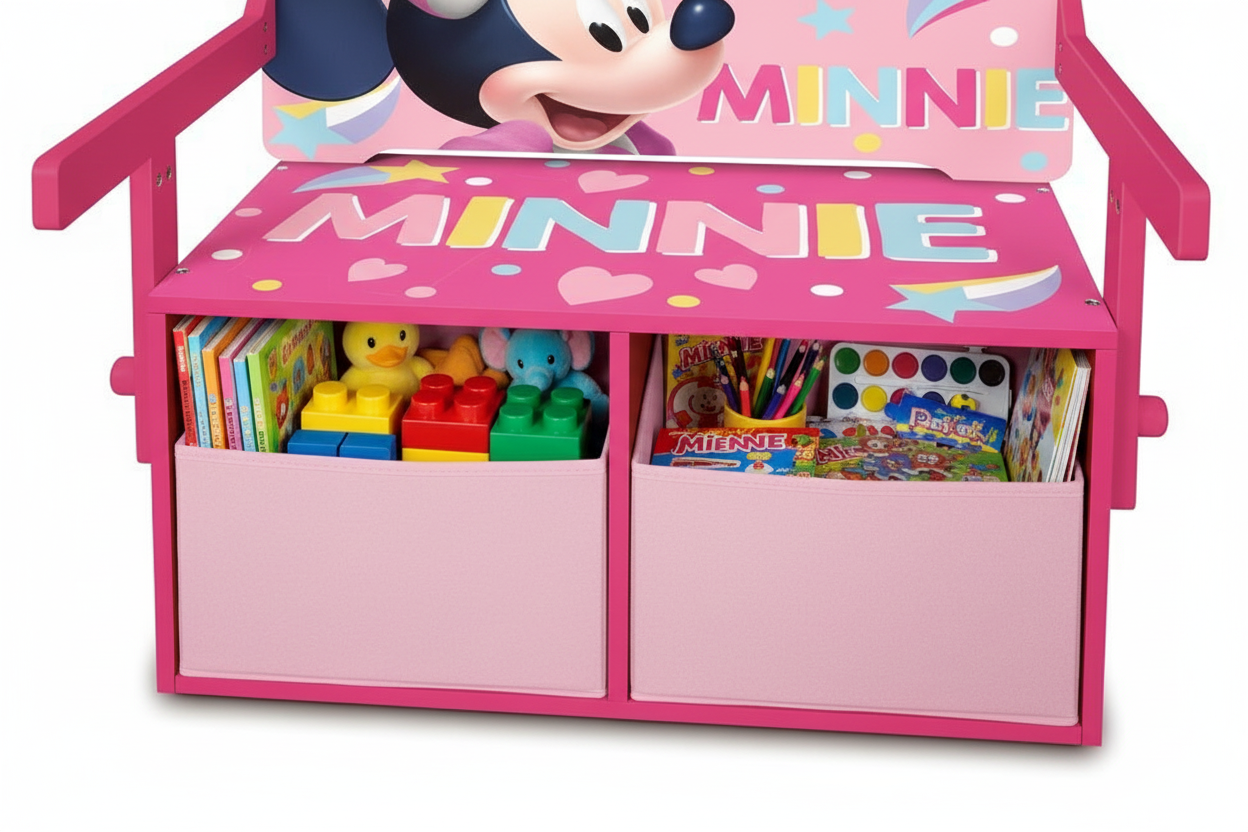 Vista dall'alto dei cassettoni organizzati