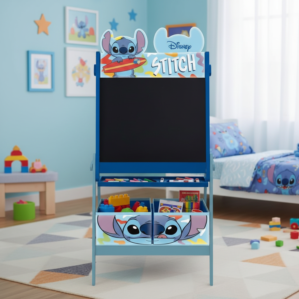 Vista frontale completa lavagna Stitch