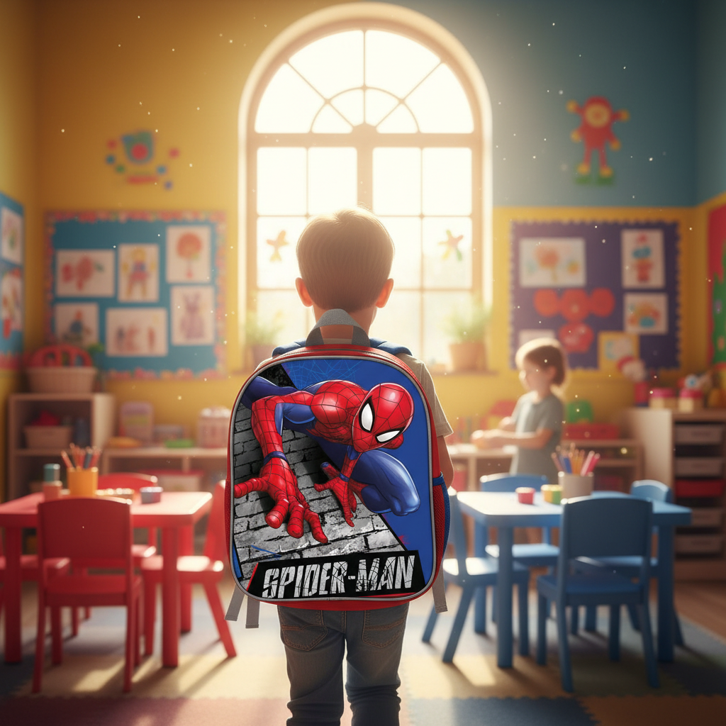 Zainetto Spiderman - A scuola