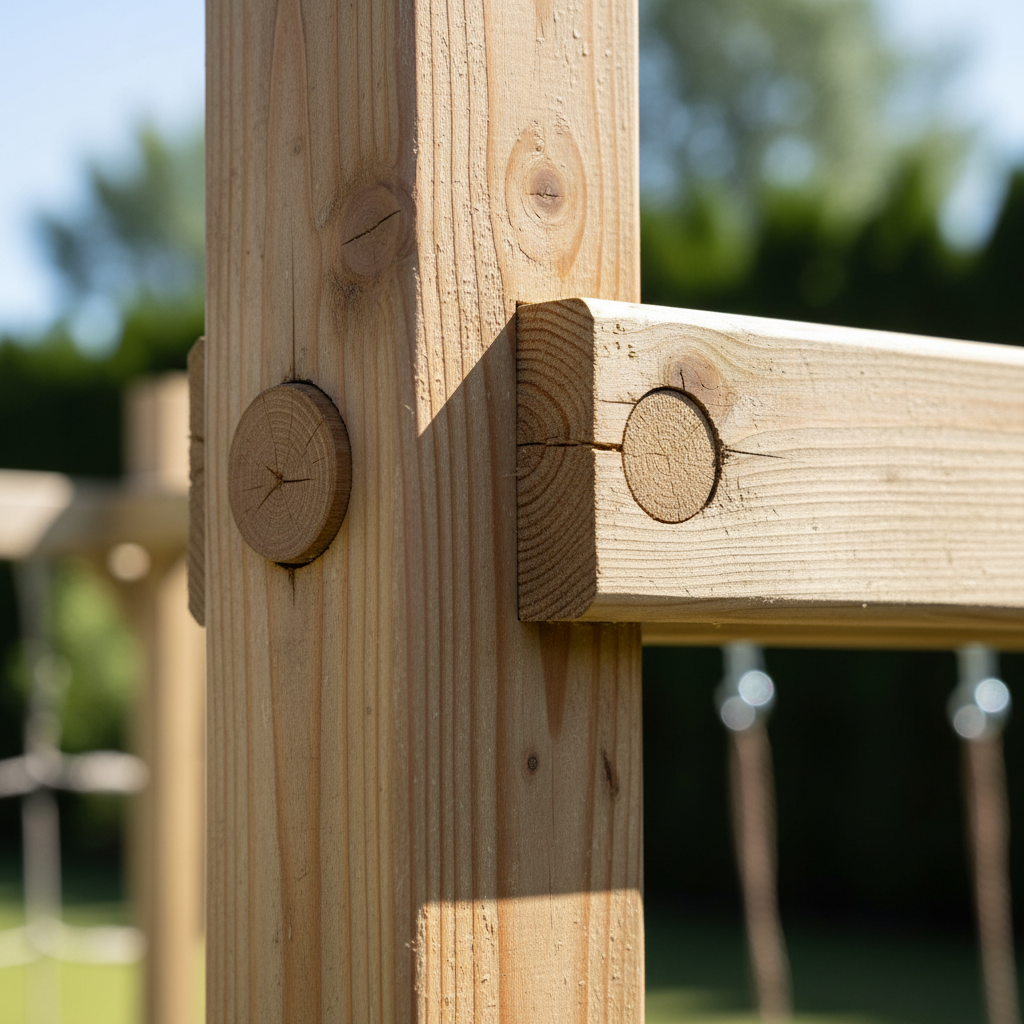 Zoom giunti legno