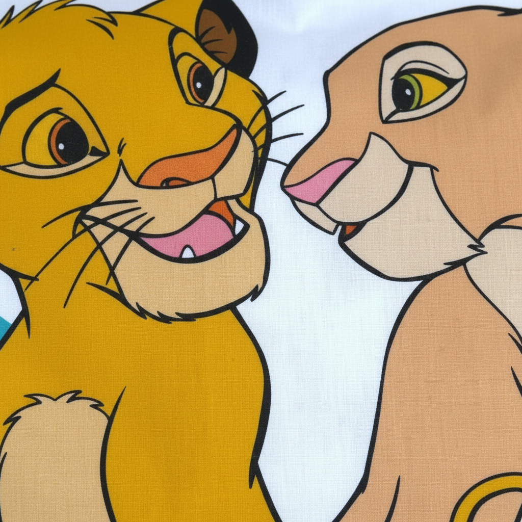 Zoom Simba Nala cuscino